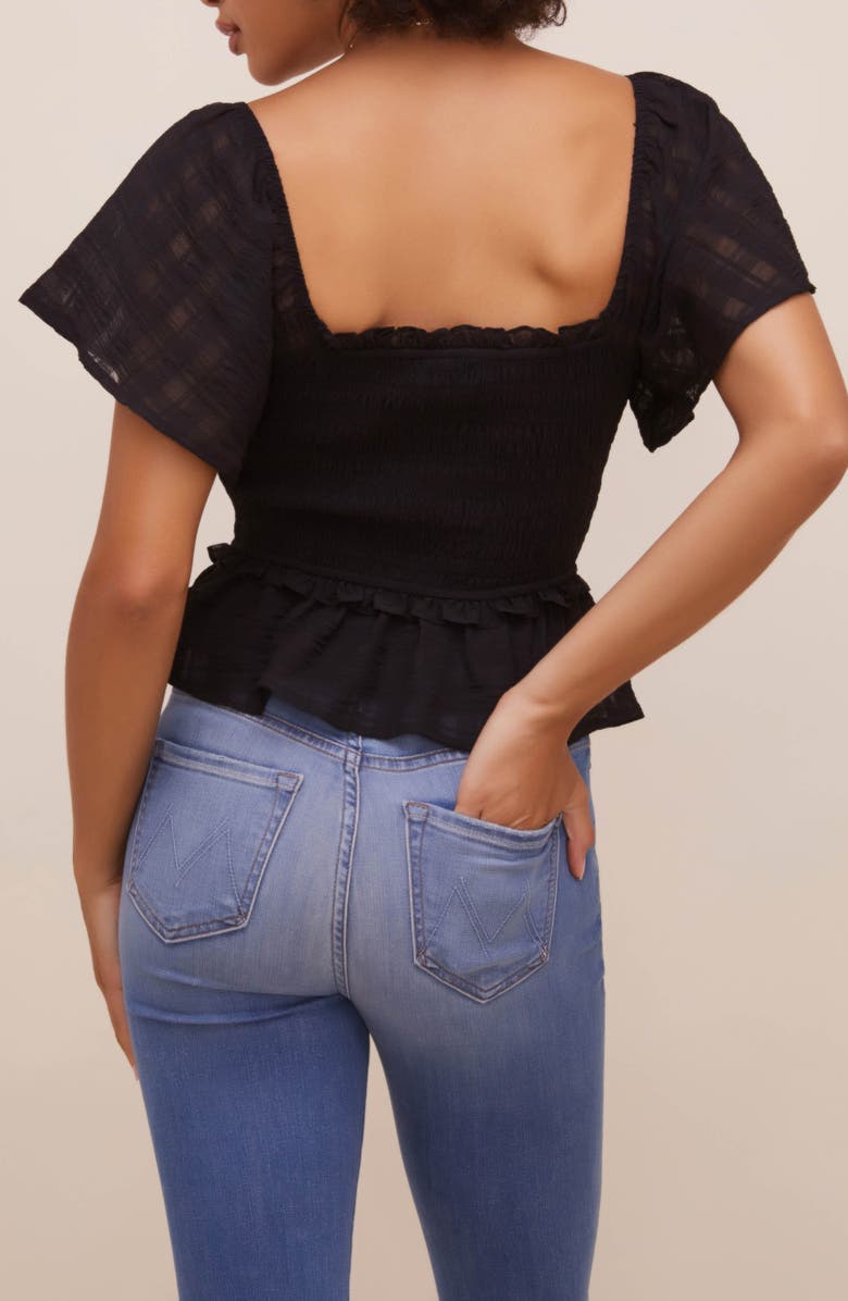 ASTR the Label January Smocked Top, Alternate, color,