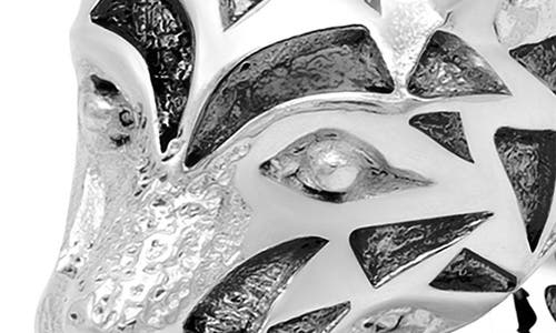 Samuel B. Sterling Silver Panther Ring In White