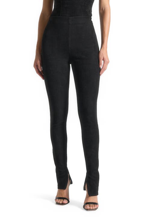 Suede Leggings