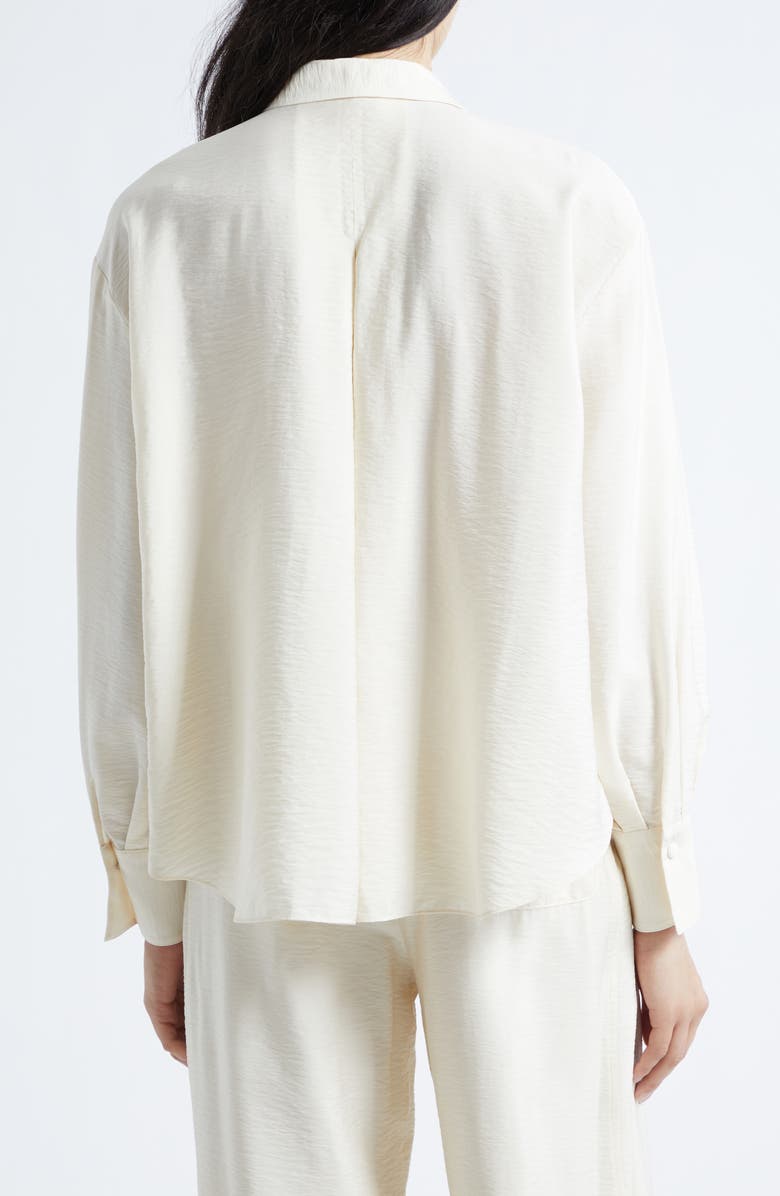 Emporio Armani Button-Up Shirt, Alternate, color, Ivory