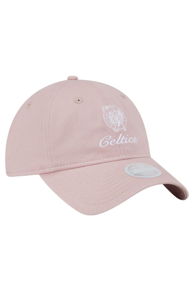 Women's New Era  Pink Boston Celtics Gameday Preppy 9TWENTY Adjustable Hat, Alternate, color, Pink