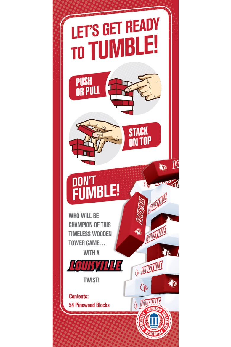 Louisville Cardinals Tumble Tower, Alternate, color, Multicolor