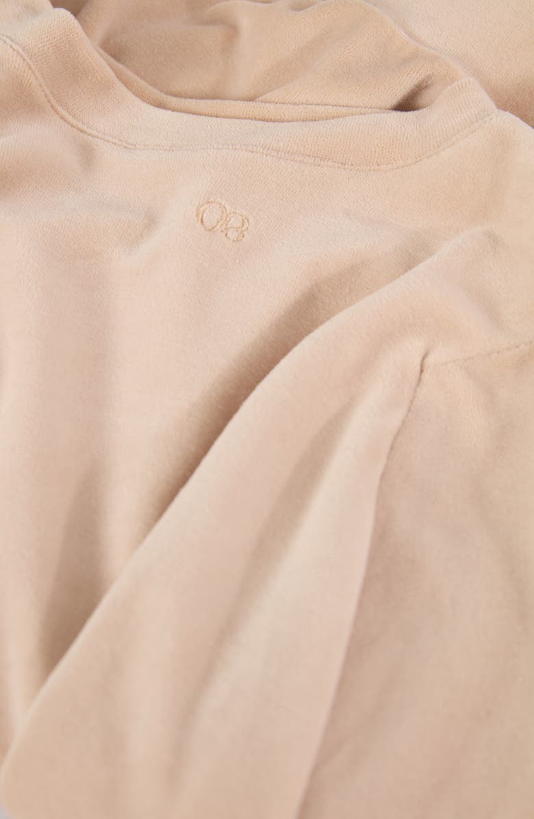 Cache Coeur Enzo Long Sleeve Velour Maternity Sleep Top, Alternate, color, 