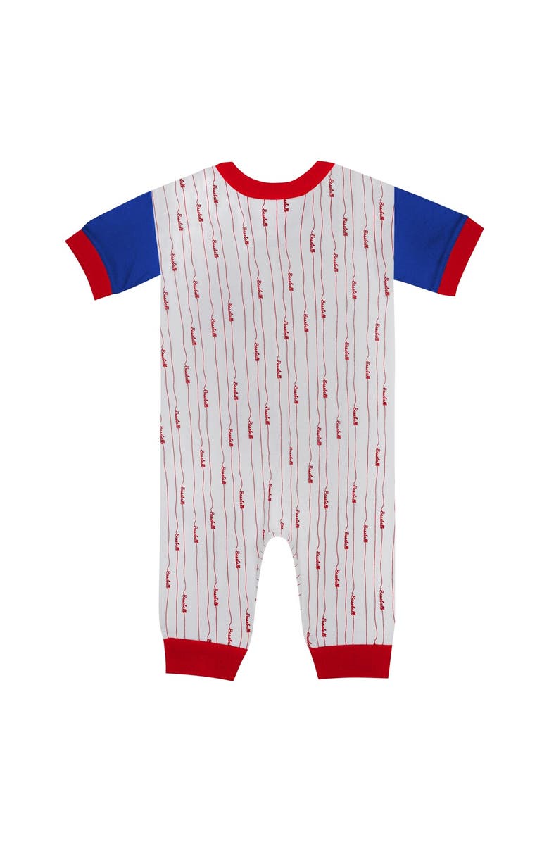 Outerstuff Infant Fanatics Branded White Philadelphia Phillies Logo Best Series Full-Snap Jumper, Alternate, color,