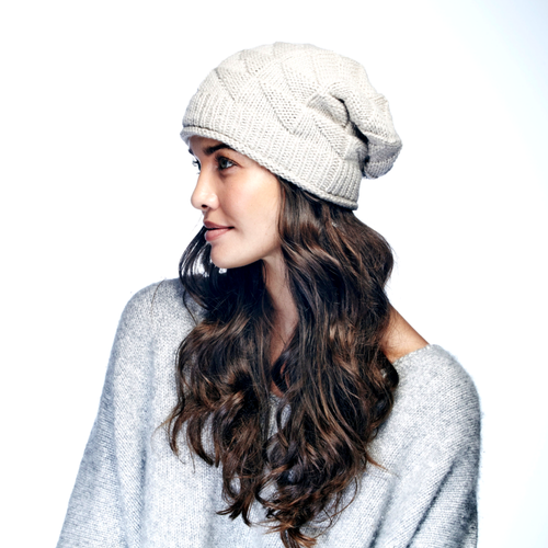 Nirvanna Designs Wave Slouch In Linen