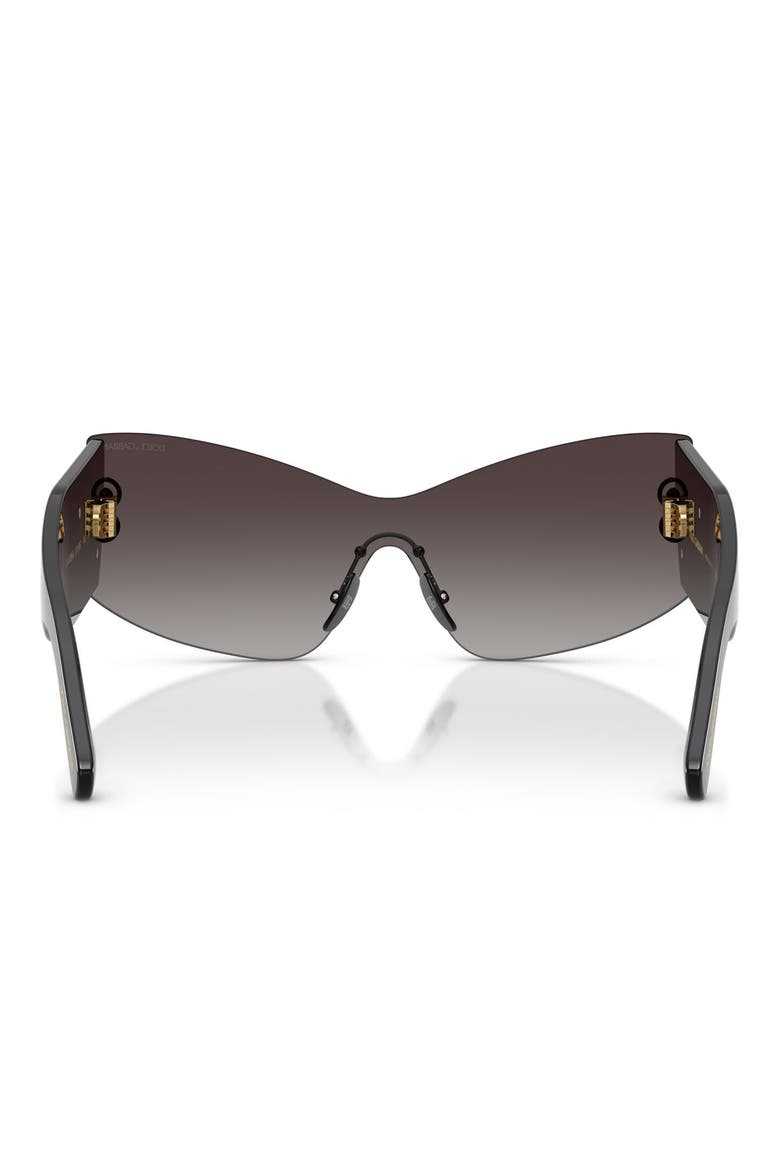 142mm Cat Eye Sunglasses, Alternate, color, BLACK / GREY GRADIENT