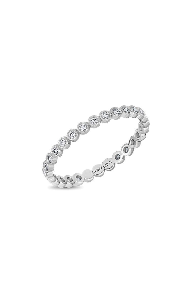 Bony Levy Monaco Diamond Eternity Ring, Main, color, 18K White Gold