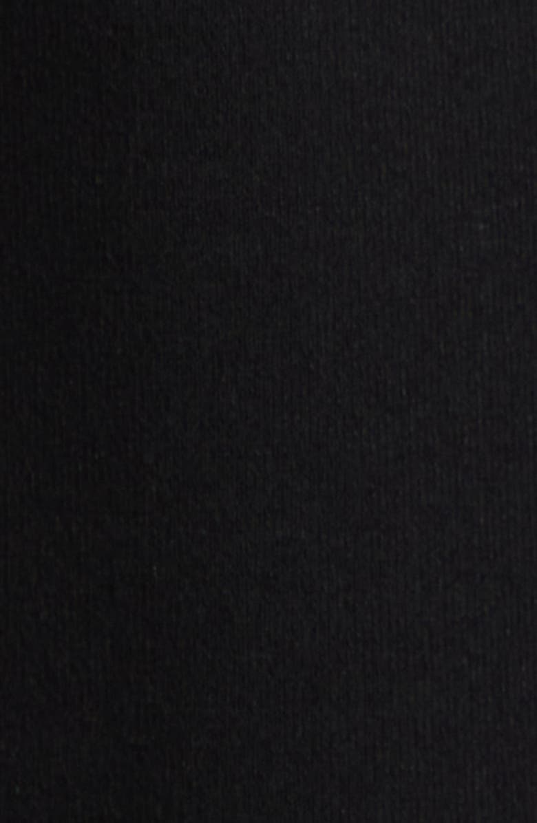 Stella McCartney Straight Leg Compact Knit Trousers, Alternate, color, Black