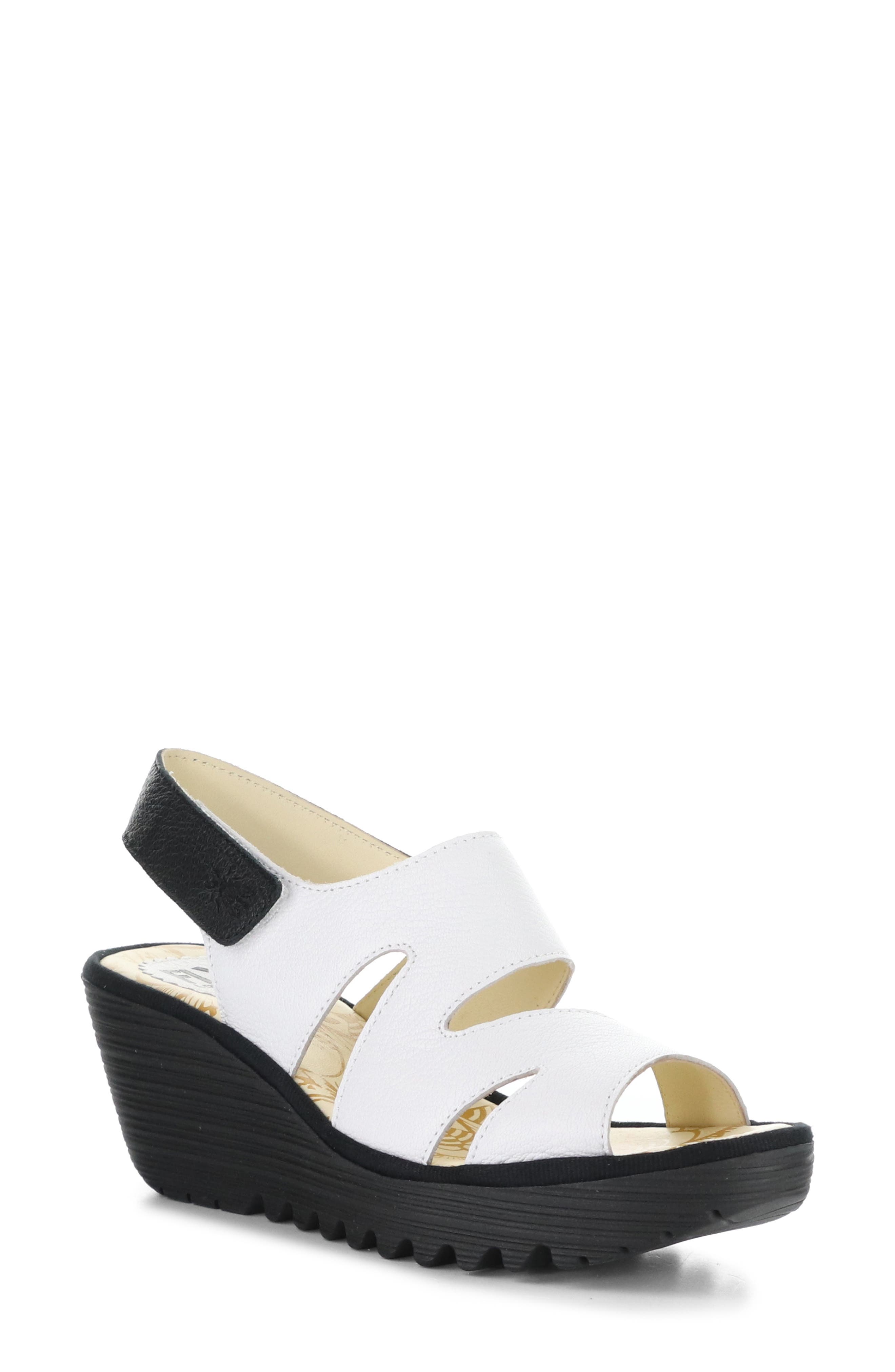 Fly London Yaad Slingback Platform Wedge Sandal, Main, color, 