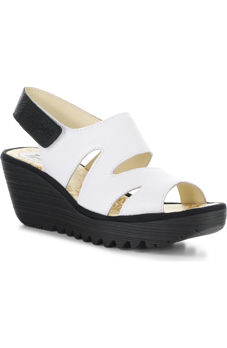 Fly London Yaad Slingback Platform Wedge Sandal, Main, color,