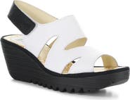 Fly London Yaad Slingback Platform Wedge Sandal