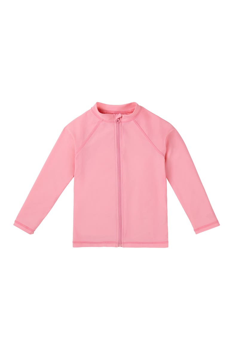 Full Zip Rashguard, Main, color, Light Pink