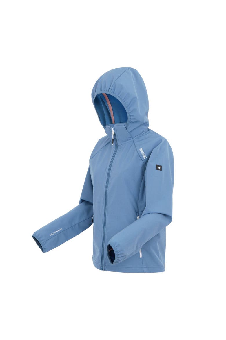 Bourda Soft Shell Jacket, Alternate, color, Coronet Blue and White