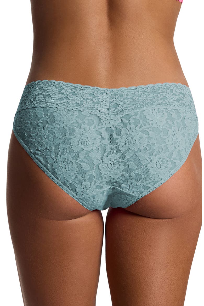 Signature Lace Bikini, Alternate, color, DUCK EGG BLUE