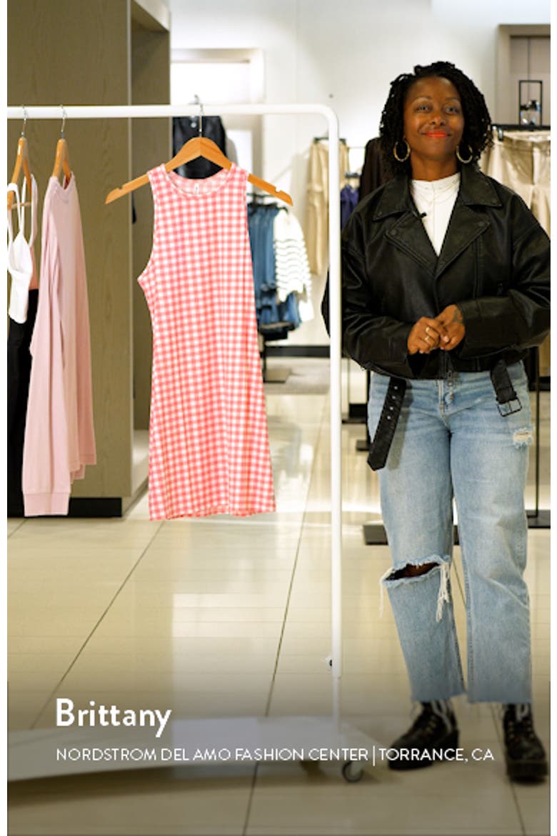 Gingham Racerback Tennis Minidress video