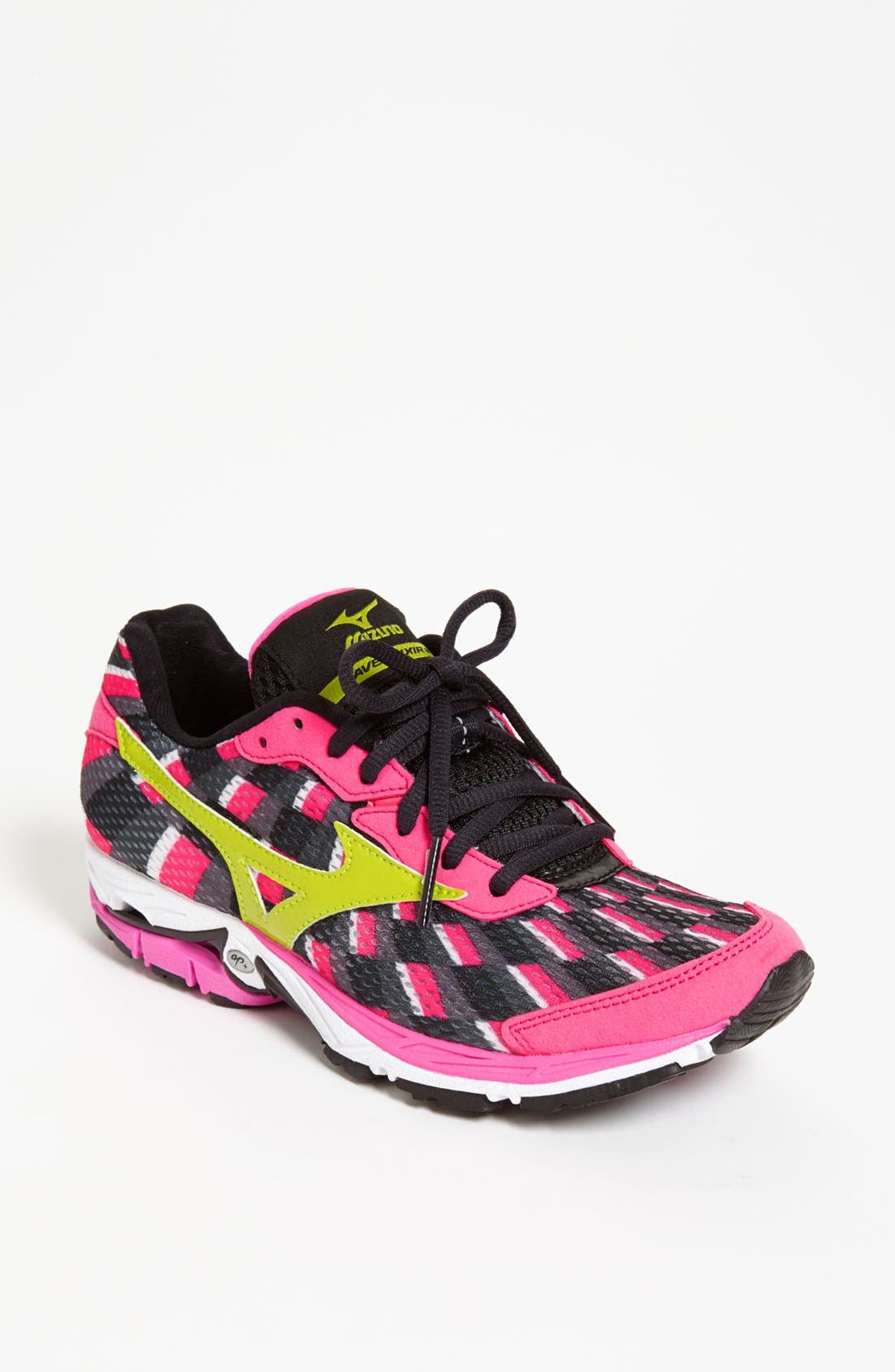 'Wave Elixir 8' Running Shoe, Main, color, LIME PUNCH/ ANTHRACITE
