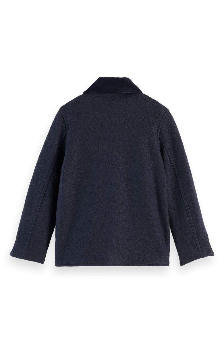 Scotch & Soda Kids' Wool Blend Coat, Alternate, color, Sky Captain