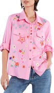 Billy T Sketchbook Embroidered Button-Up Shirt