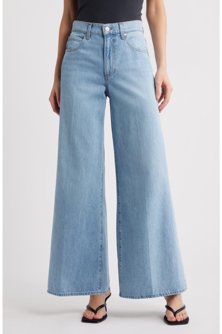 Cameron High Waist Super Wide Leg Jeans, Main, color, JENNICA