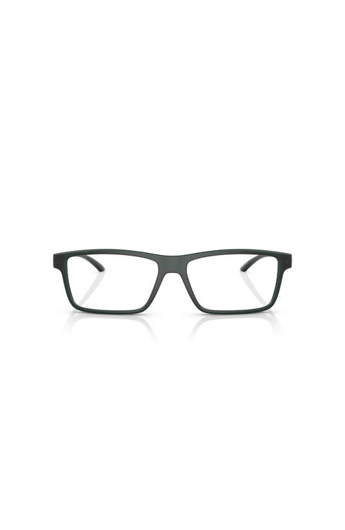 Arnette 56mm Rectangle Optical Glasses In Green