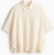 H&M Broderie Anglaise Beach Shirt