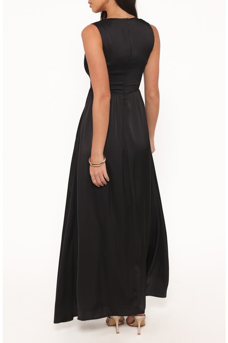 Elania Maxi Dress, Alternate, color, BLACK