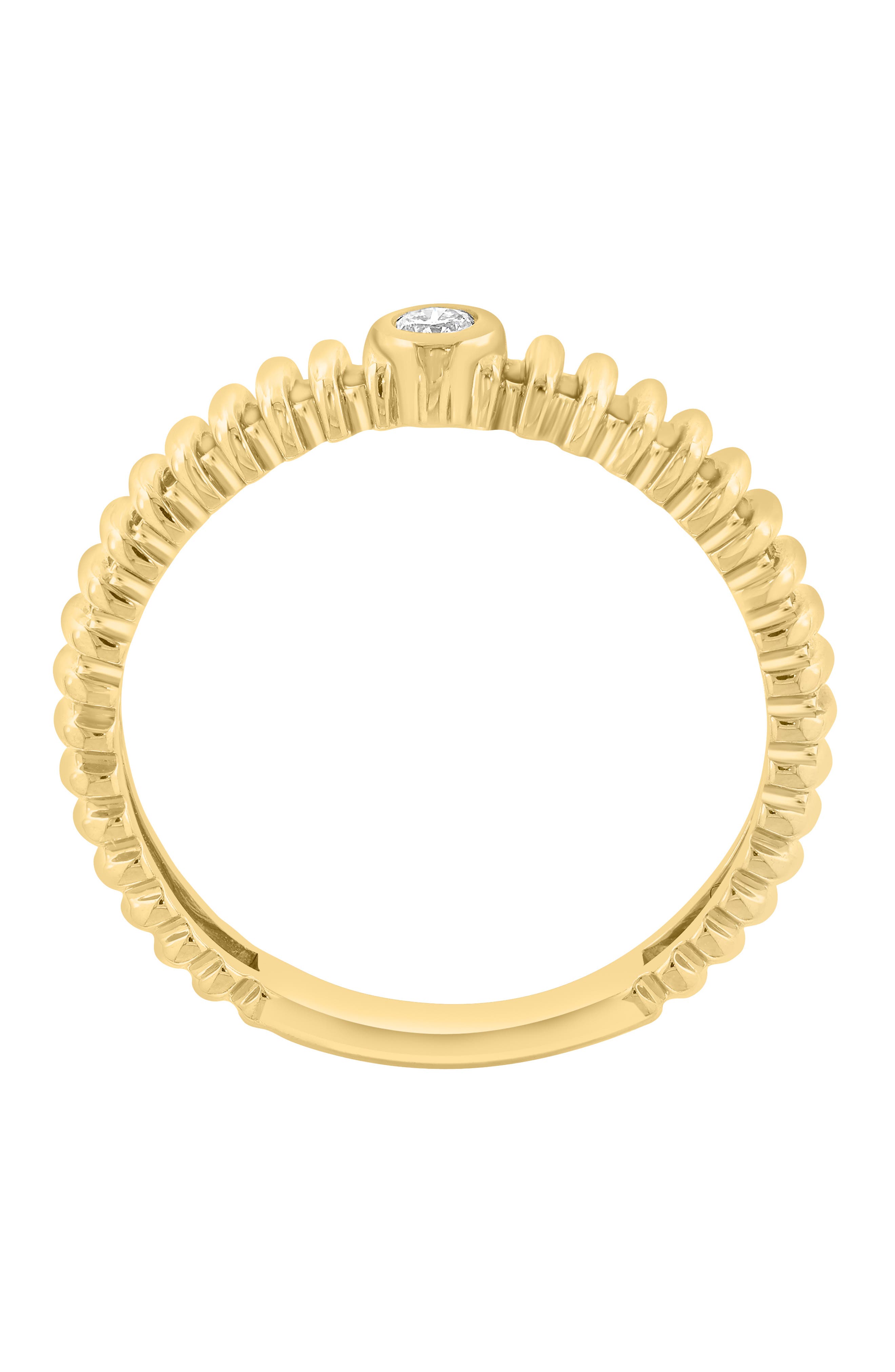 EFFY Diamond Bar Textured Band Ring (Women) | Nordstromrack