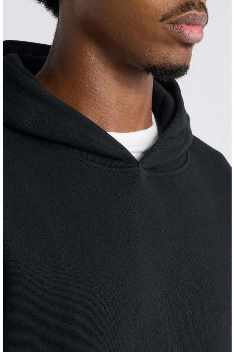 Base Fleece Hoodie, Alternate, color, WASHED BLACK