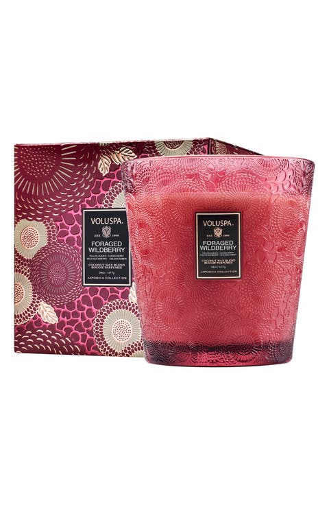 Foraged Wildberry Three-Wick Hearth Candle