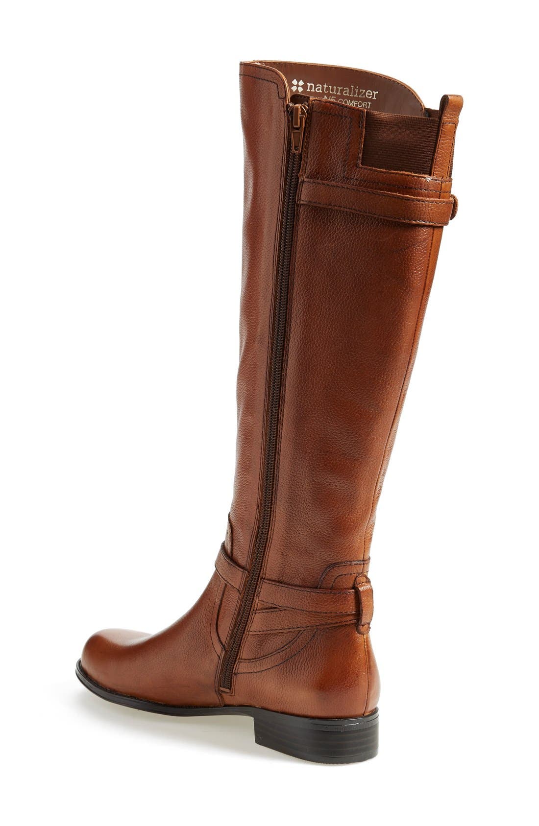 'Jennings' Knee High Boot, Alternate, color, COGNAC BROWN LEATHER