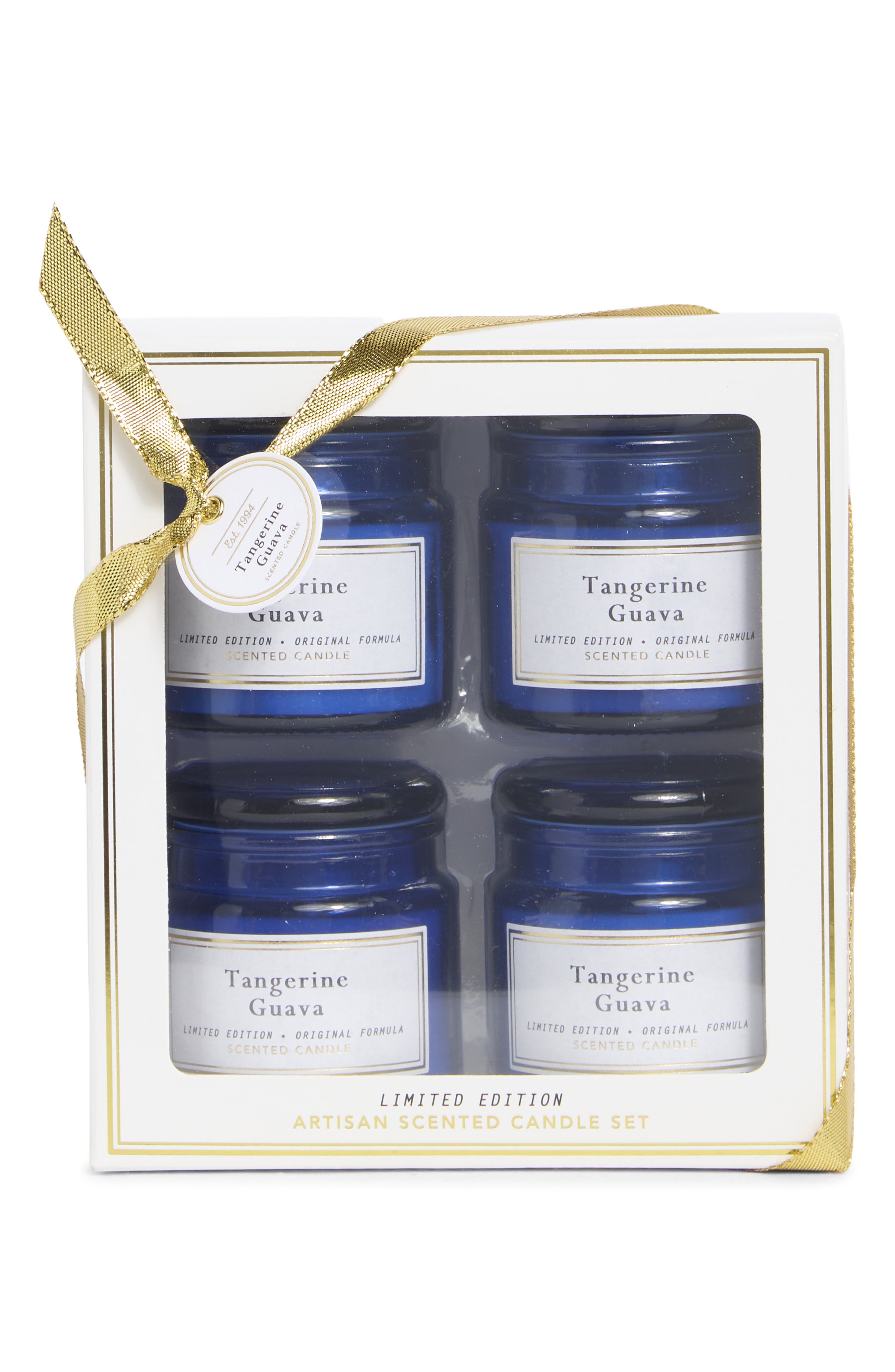 Tangerine Guava Set of 4 Mini Candles