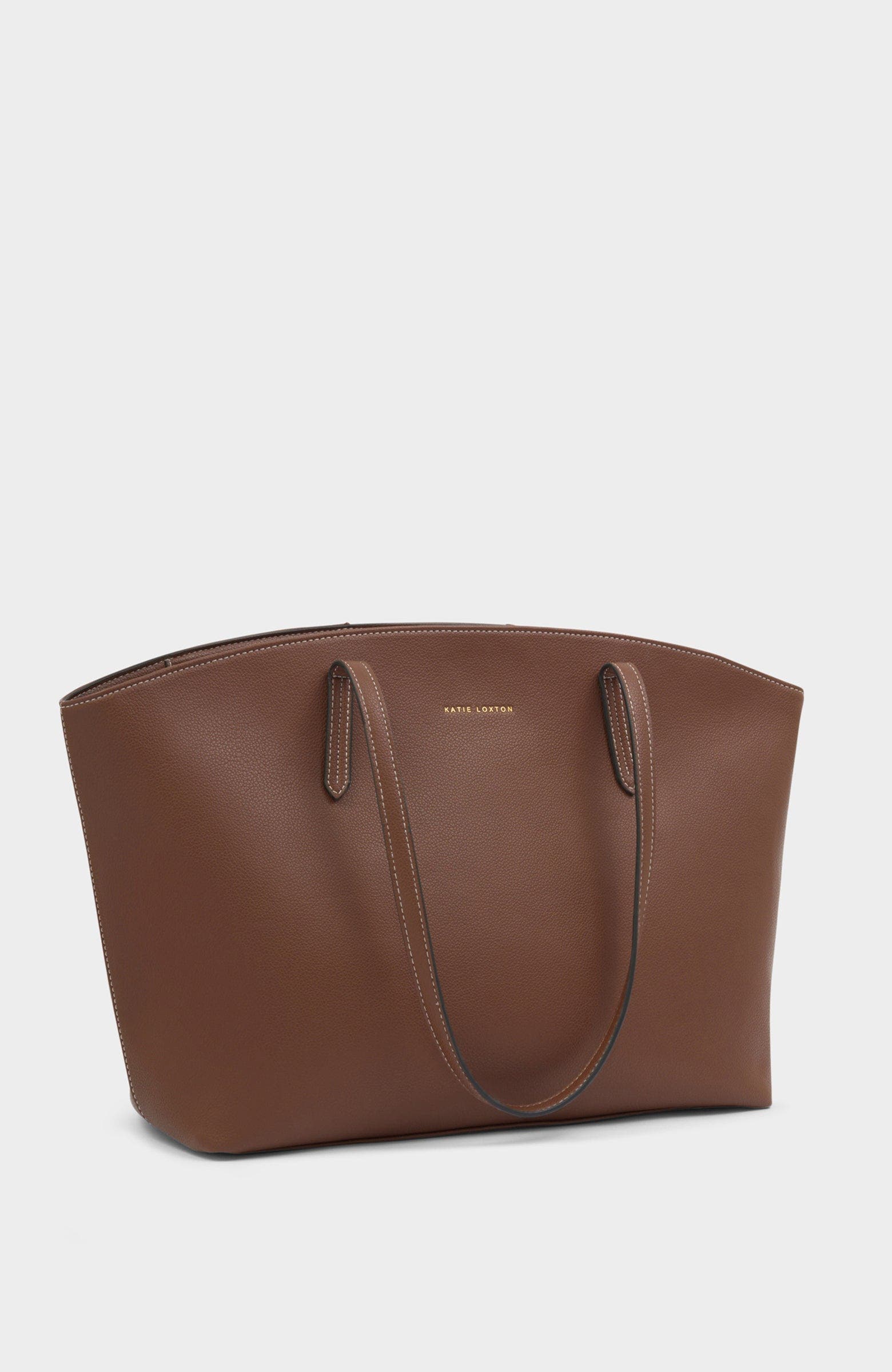 Katie Loxton Harlyn Work Tote Bag, Alternate, color, Chocolate