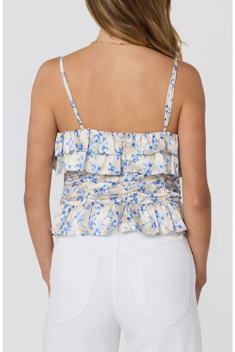 Brynn Side Cinch Camisole, Alternate, color, BLUE DITSY FLORAL