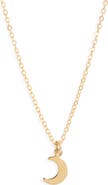 Set & Stones Moon Charm Necklace