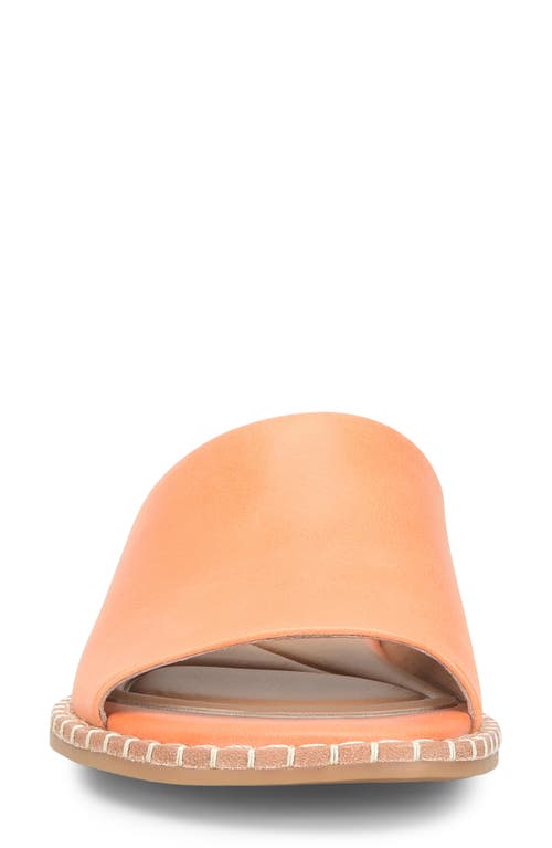 Söfft Noble Ii Slide Sandal In Sunset Orange