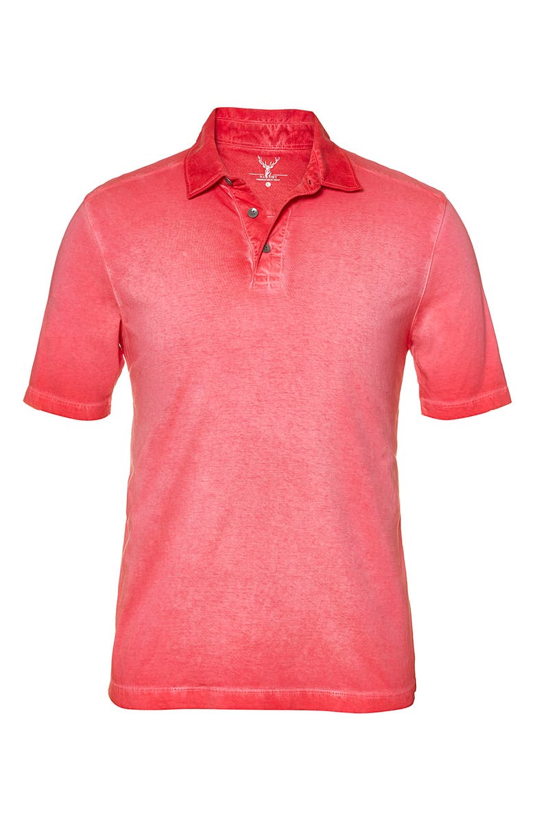 NICOBY Spray Pima Cotton Polo, Main, color, Red