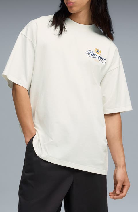 x Represent Oversize Cotton Graphic T-Shirt