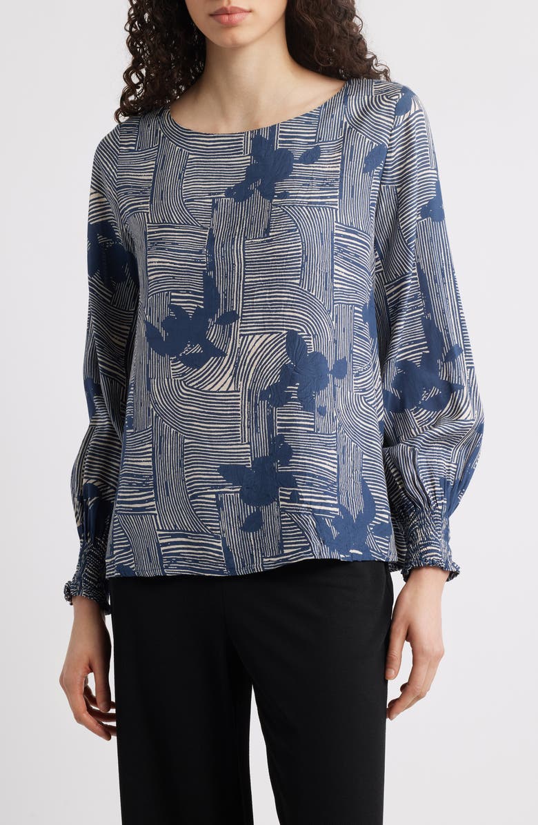 Masai Copenhagen Delarano Print Top, Main, color, 