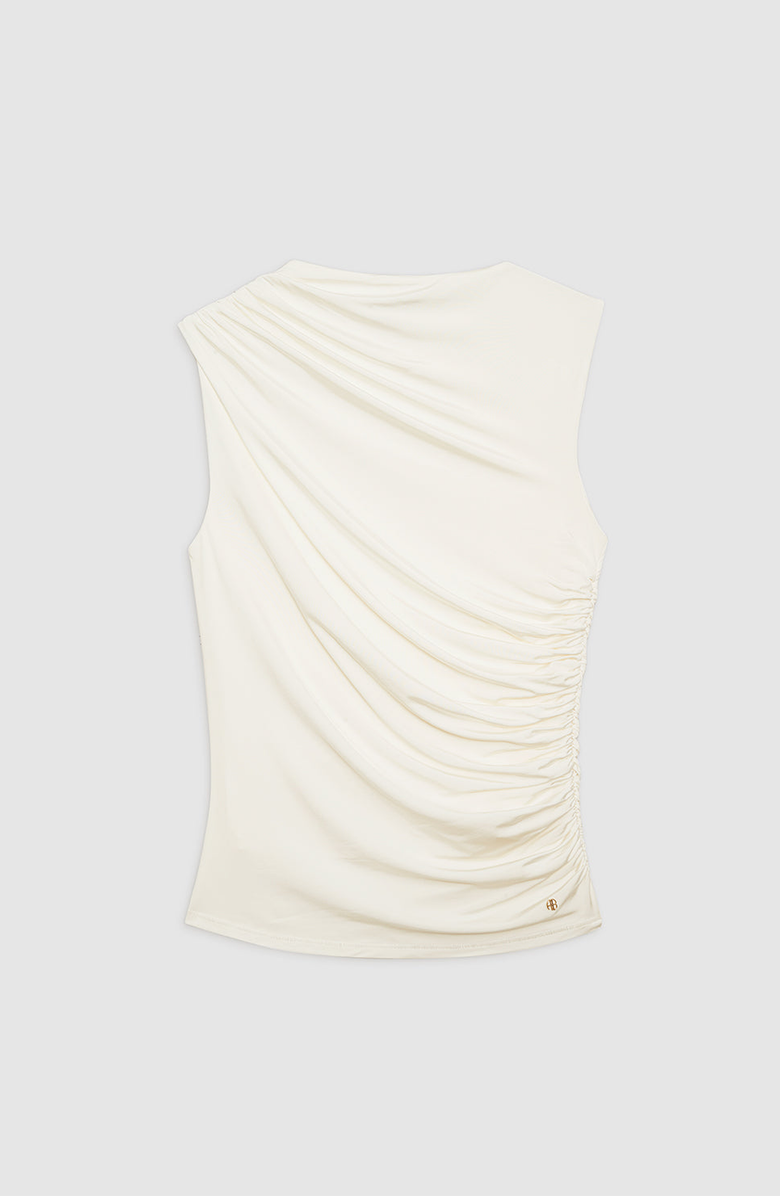 ANINE BING Lucia Top, Alternate, color, Ivory