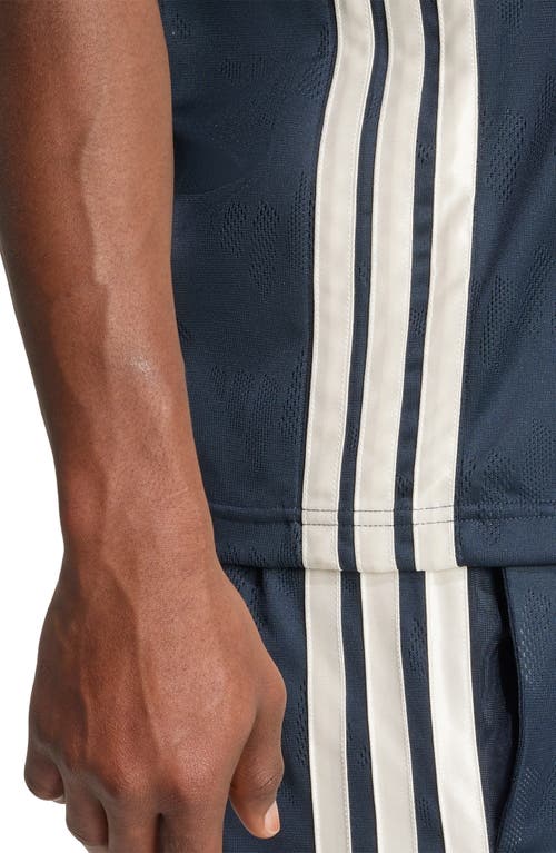 Adidas Originals Adidas Stadium Jacquard Polo In Blue