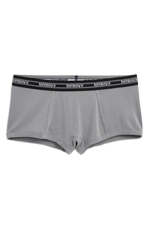 Tomboyx Stretch Modal Boyshorts In Gray