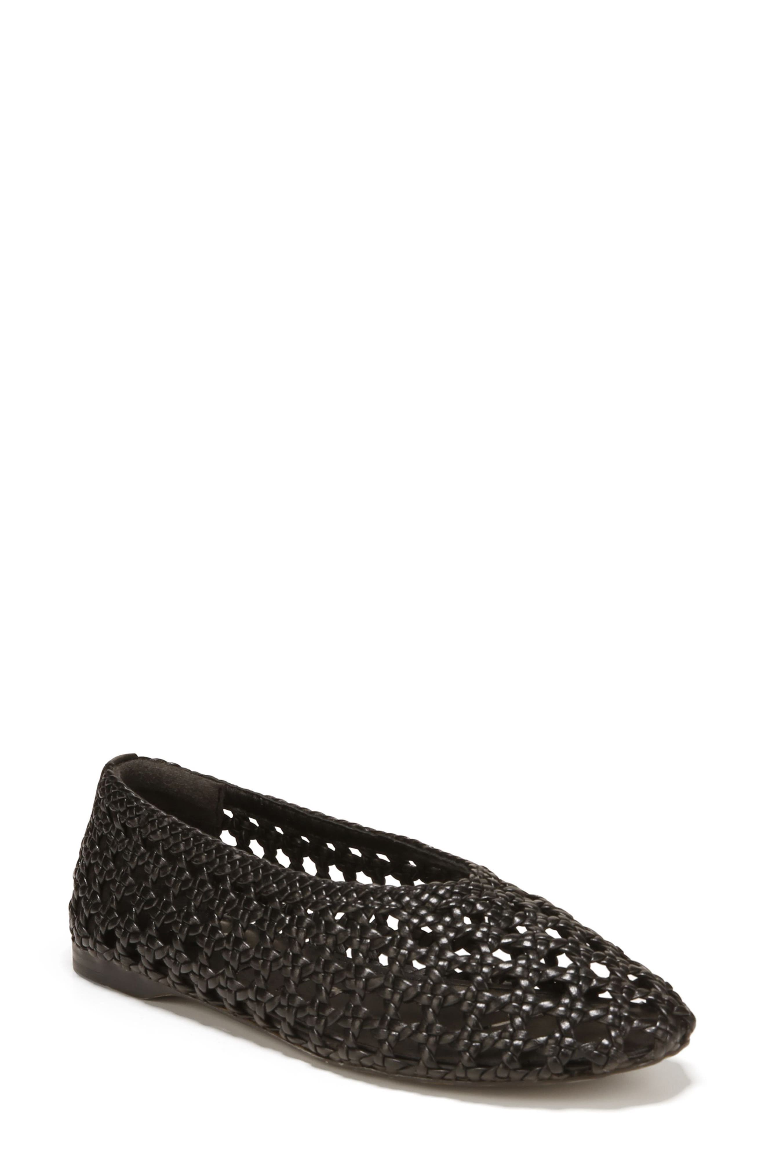 Sam Edelman Shira Knotted Flat, Main, color, Black