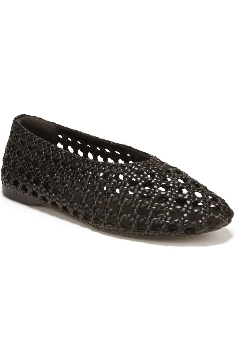 Sam Edelman Shira Knotted Flat, Main, color, Black