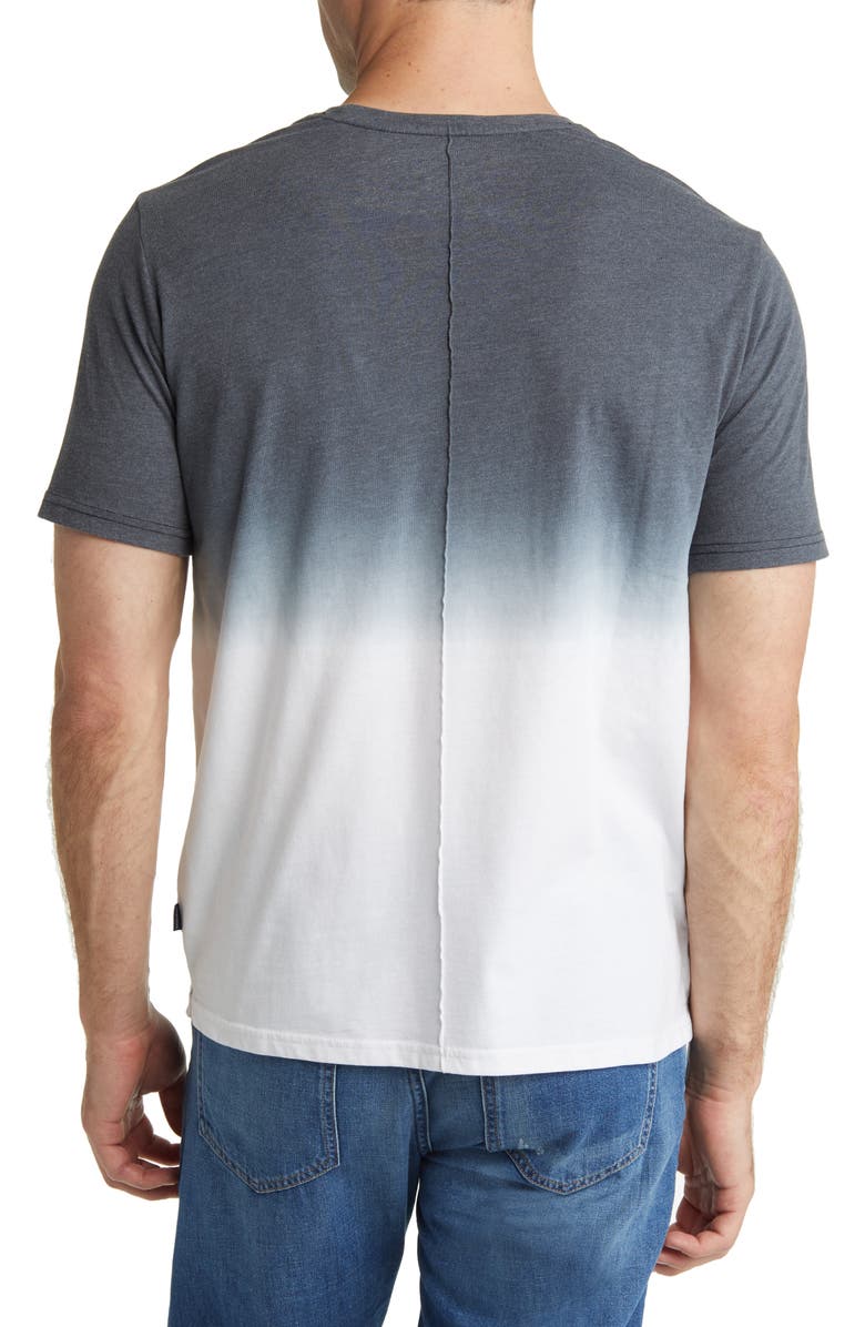 Stone Rose Dip Dye Pocket T-Shirt, Alternate, color, Black