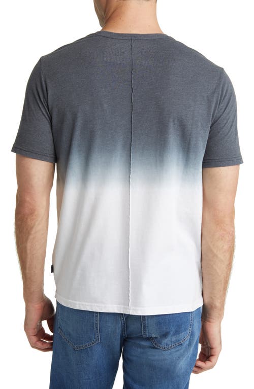 Stone Rose Dip Dye Pocket T-shirt In Black