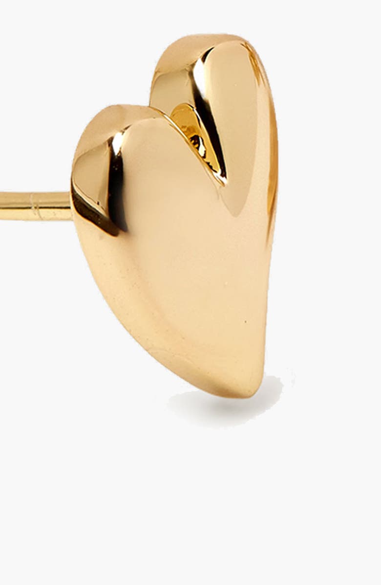 YOJ Mini Heart Stud Earrings, Alternate, color, Gold