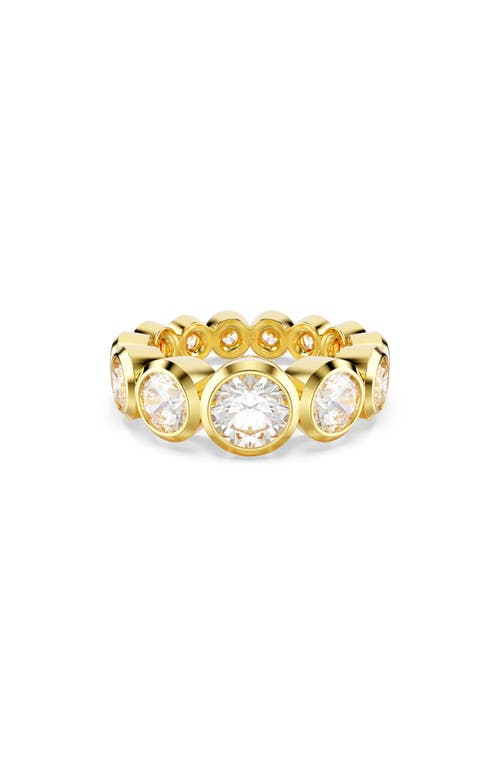Swarovski Imber Crystal Graduated Bezel Ring In White/gold