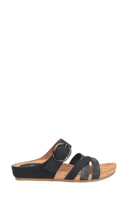 Eurosoft Genalyn Slide Sandal In Black