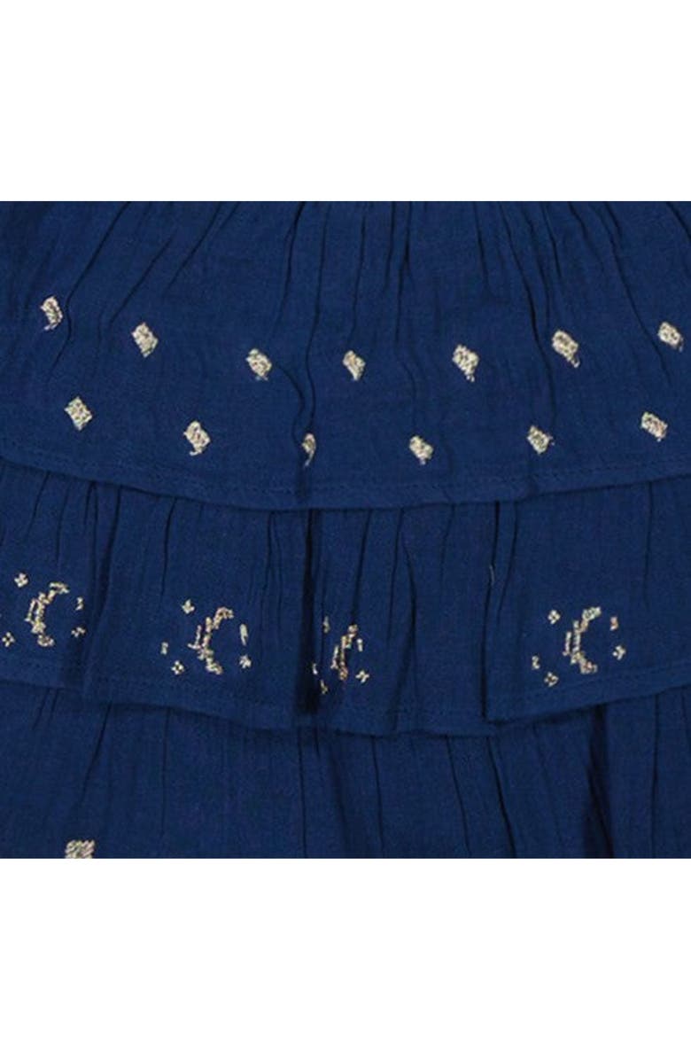 Mer St. Barth Serena Tassel Dress, Alternate, color, Blue