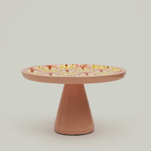 Mela Artisans Pink Summer Cakestand In Pink